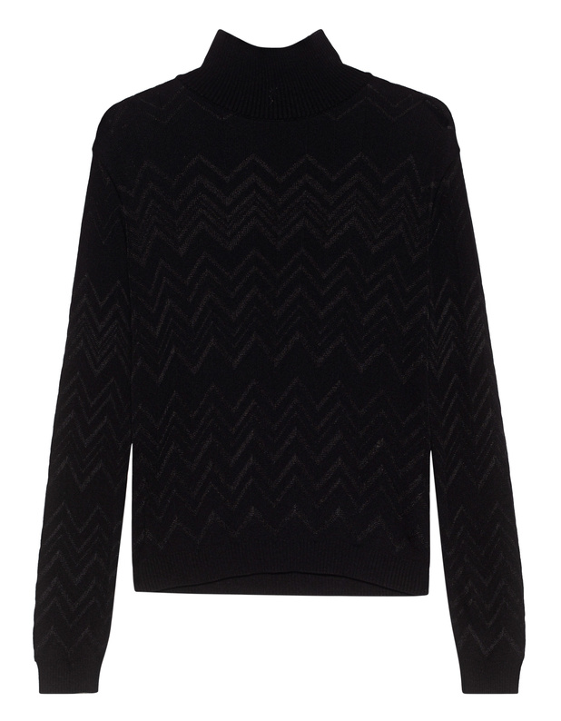 Roll-Neck Pattern Black von Missoni