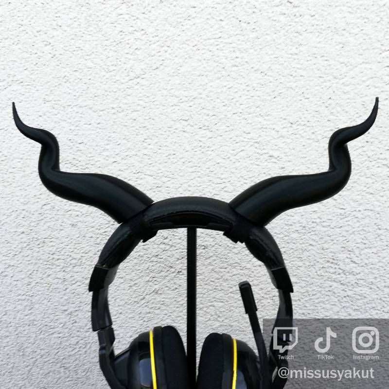 Big Faun Horns Für Kopfhörer, Satyr Hörner Kopfschmuck, Nymphe Oder Ziege Hörner, Dragon Demon Teufel Gothic Gamer Cosplay Headpiece Accessoires Big Faun Horns Für Kopfhörer, Satyr Hörner Kopfschmuck, Nymphe Oder Ziege Hörner, Dragon Demon Teufel Gothic Gamer Cosplay Headpiece Accessoires von MissusYakut