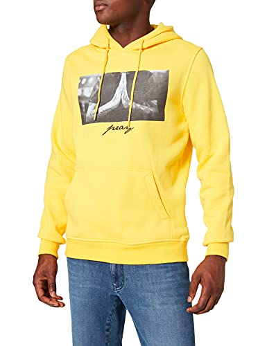 Urban Classics Kapuzenpullover/Hoodie -2XL- Pray Gelb von Mister Tee