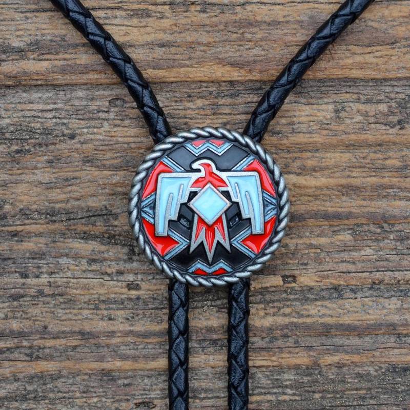 Thunderbird Bolo Tie - Personalisierbare Kordel Farbe, Spitze, Länge Einzigartiges Handgemachtes Geschenk Geschenkbox Im Angebot Thunderbird Bolo Tie - Personalisierbare Kordel Farbe, Spitze, Länge Einzigartiges Handgemachtes Geschenk Geschenkbox Im Angebot von MisterAccessories