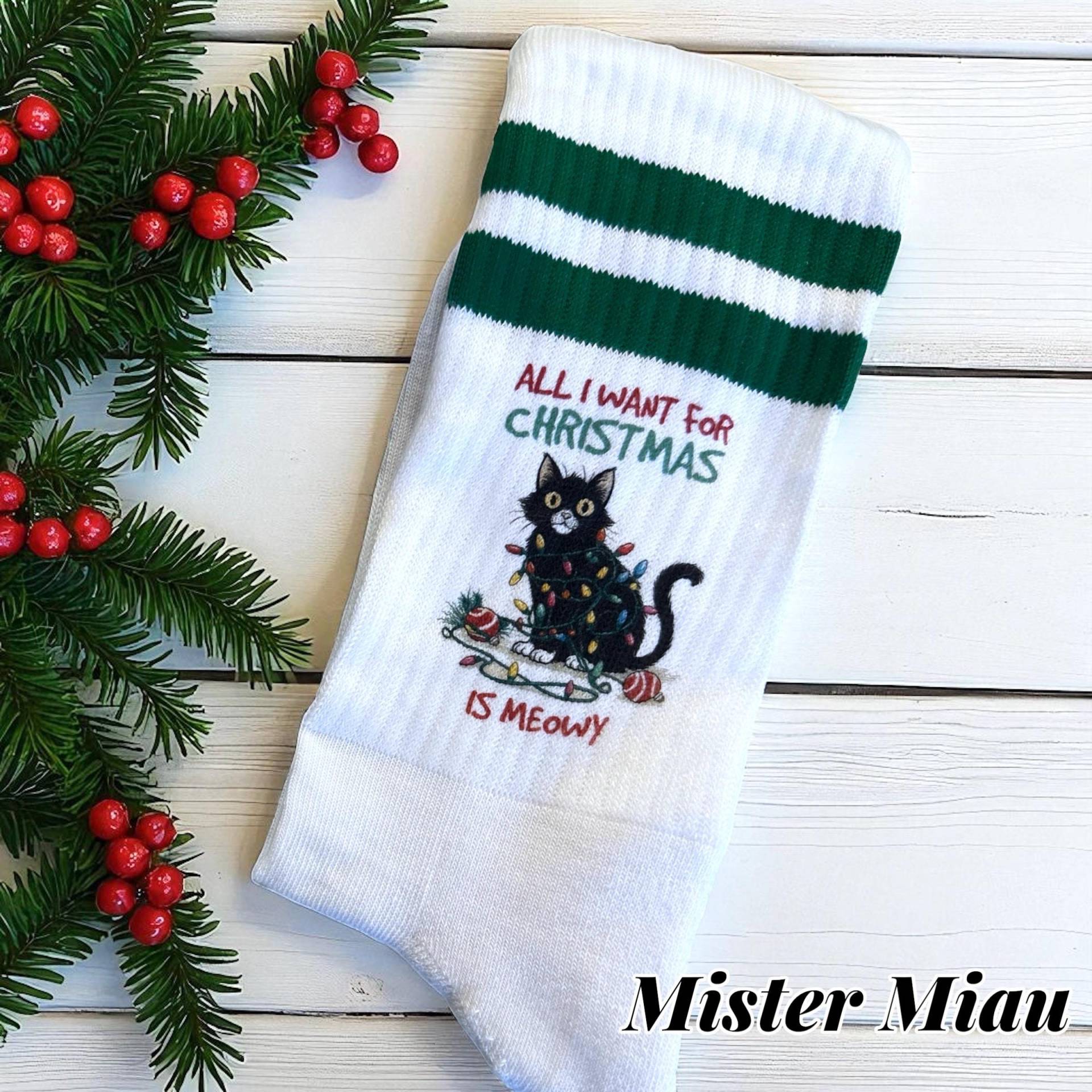 Katzen Weihnachts-Socken /Weihnachts-Socken/Tennissocken/Katzenmama/ Bedruckte Strümpfe/ Katzenliebe/ Geschenkidee/Katzensocken Katzen Weihnachts-Socken /Weihnachts-Socken/Tennissocken/Katzenmama/ Bedruckte Strümpfe/ Katzenliebe/ Geschenkidee/Katzensocken von MisterMiau