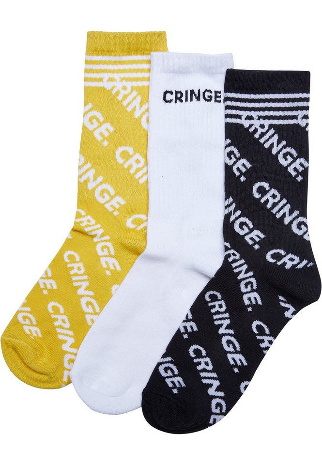 MisterTee Basicsocken MisterTee Unisex Cringe Socks 3-Pack (1-Paar) von MisterTee