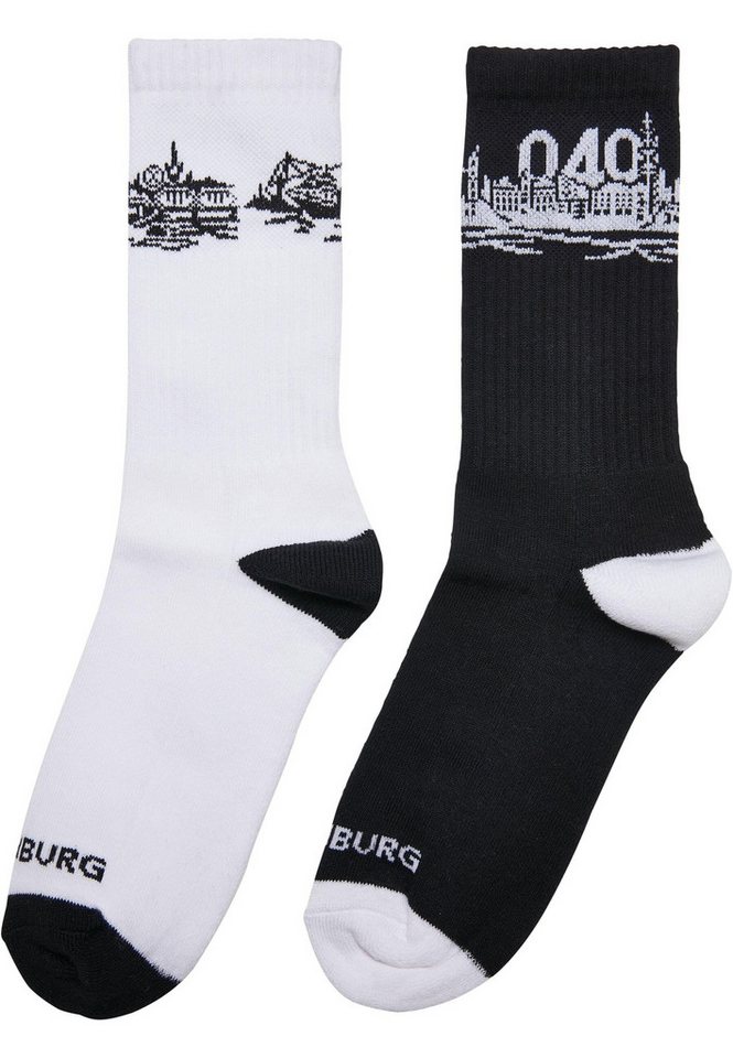 MisterTee Basicsocken MisterTee Unisex Major City 040 Socks 2-Pack (1-Paar) von MisterTee