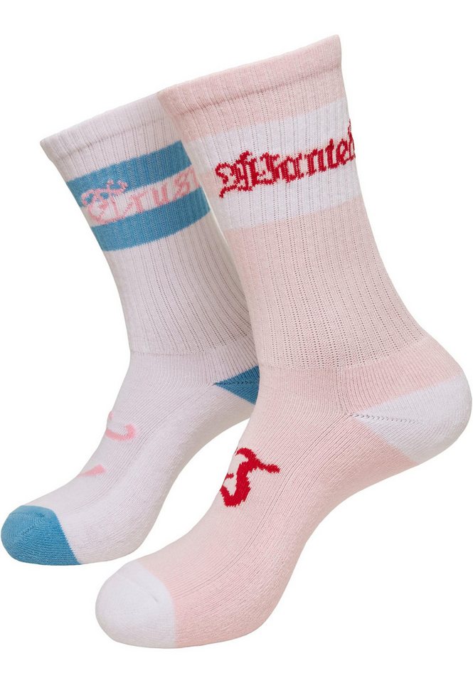 MisterTee Basicsocken MisterTee Unisex Trust Wanted Socks 2-Pack (1-Paar) von MisterTee