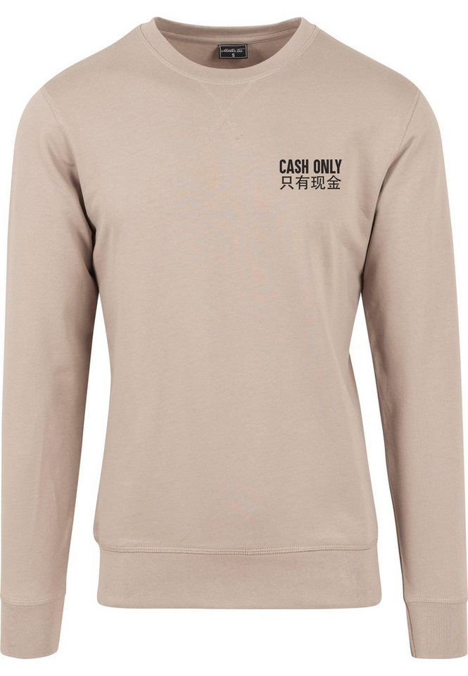 MisterTee Kapuzenpullover Herren Cash Only Crewneck (1-tlg) von MisterTee