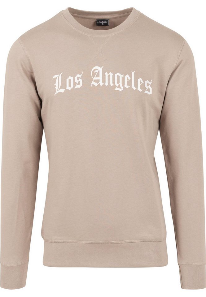 MisterTee Kapuzenpullover Herren Los Angeles Wording Crewneck (1-tlg) von MisterTee