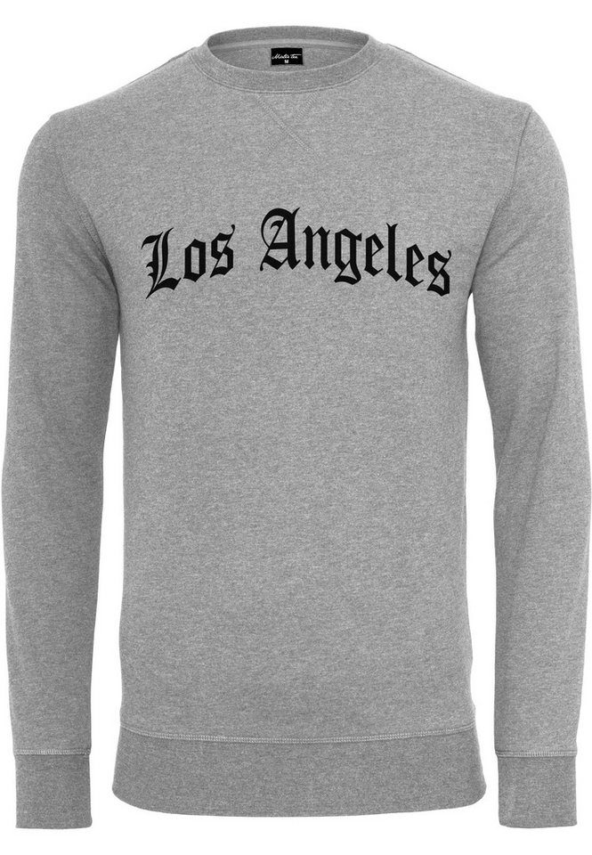 MisterTee Kapuzenpullover Herren Los Angeles Wording Crewneck (1-tlg) von MisterTee