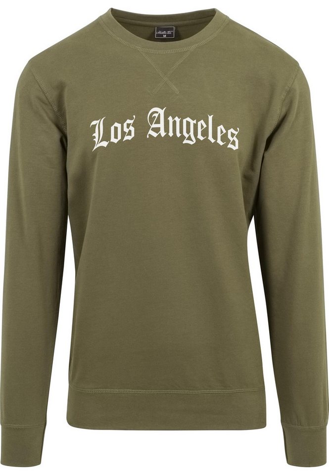 MisterTee Kapuzenpullover Herren Los Angeles Wording Crewneck (1-tlg) von MisterTee