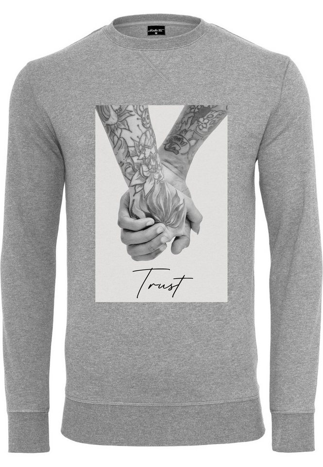 MisterTee Kapuzenpullover Herren Trust 2.0 Crewneck (1-tlg) von MisterTee