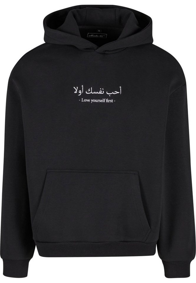 MisterTee Kapuzensweatshirt MisterTee Love Yourself First EMB Fluffy Hoody (1-tlg) von MisterTee