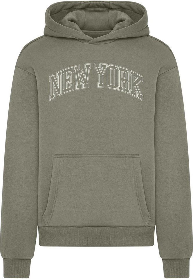 MisterTee Kapuzensweatshirt MisterTee New York Fluffy Hoody (1-tlg) von MisterTee