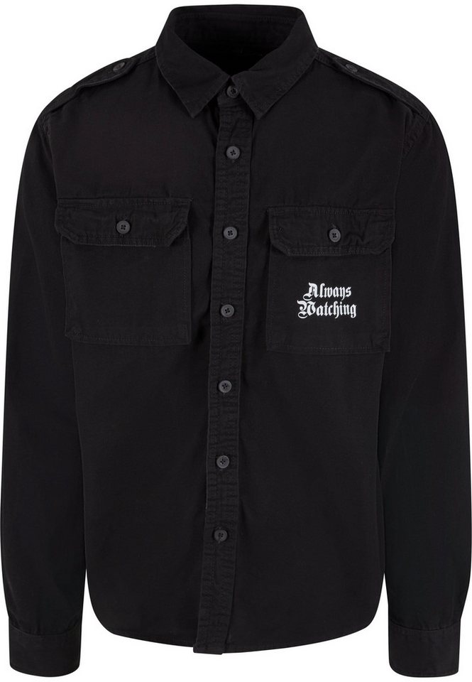 MisterTee Langarmhemd MisterTee Always Watching Vintage Shirt Longsleeve (1-tlg) von MisterTee