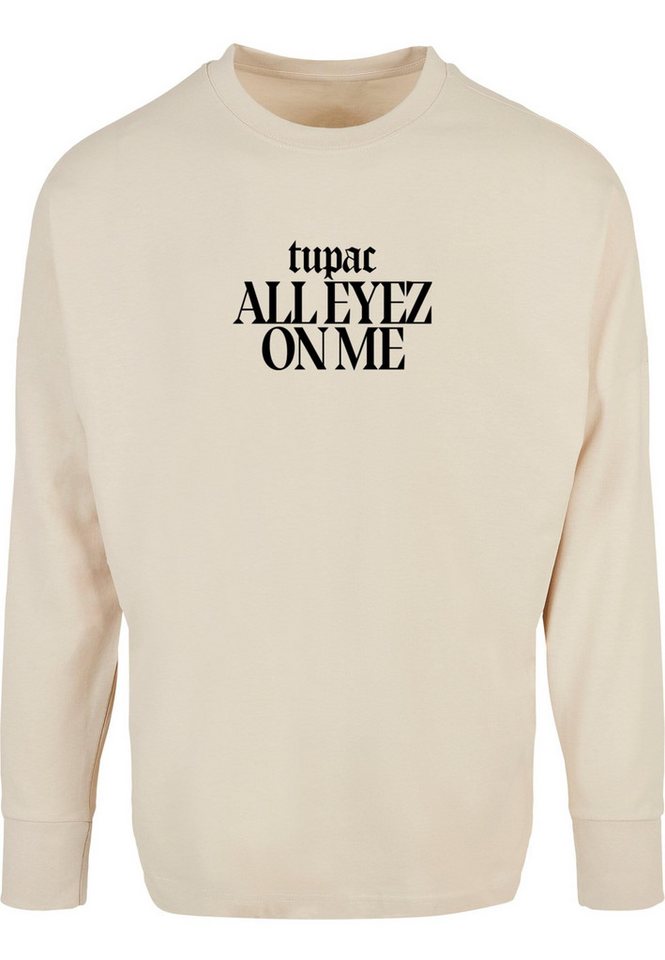 MisterTee Longsleeve MisterTee 2Pac All Eyez on me Tracklist Cut On Longsleeve (1-tlg) von MisterTee