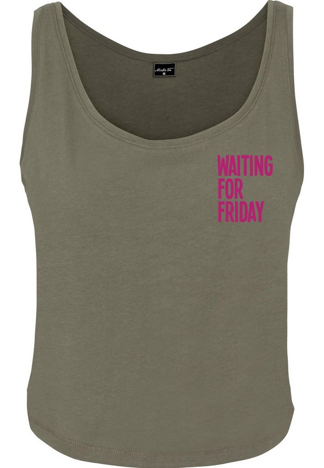 MisterTee Muskelshirt MisterTee Damen Ladies Waiting For Friday Box Tank (1-tlg) von MisterTee