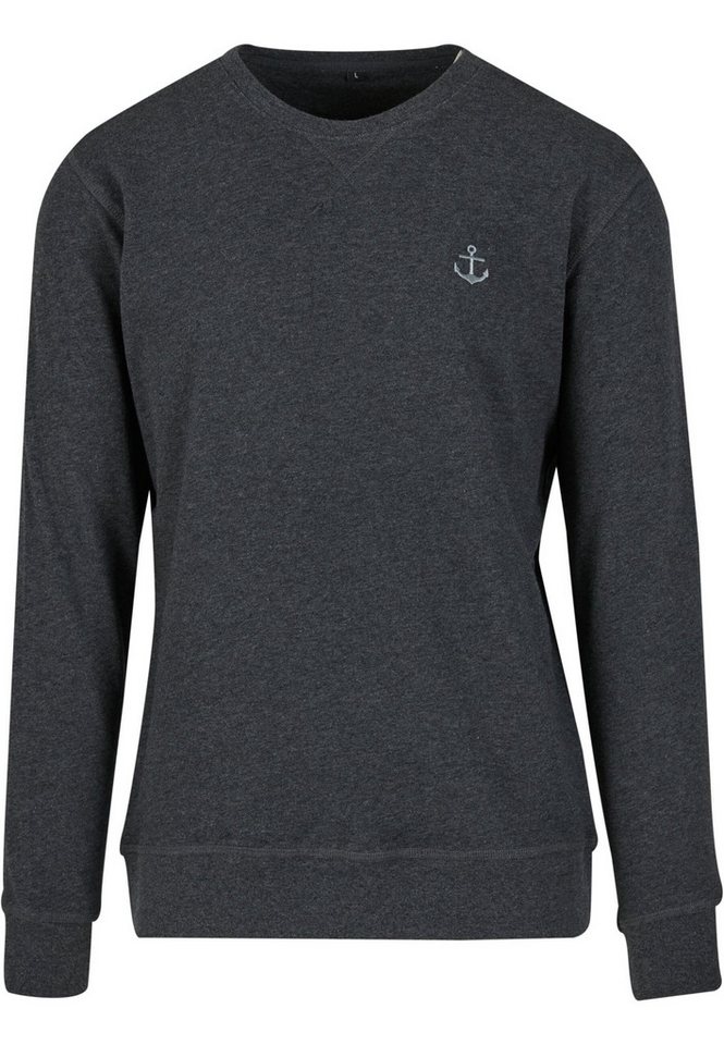 MisterTee Rundhalspullover MisterTee Anchor Sign EMB Light Crew Sweatshirt (1-tlg) von MisterTee