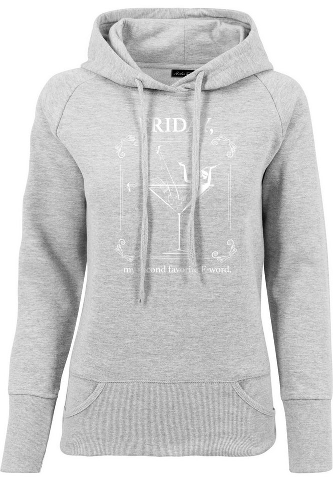 MisterTee Rundhalspullover MisterTee Damen Ladies F-Word Hoody (1-tlg) von MisterTee