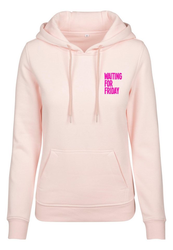MisterTee Rundhalspullover MisterTee Damen Ladies Waiting For Friday Hoody (1-tlg) von MisterTee