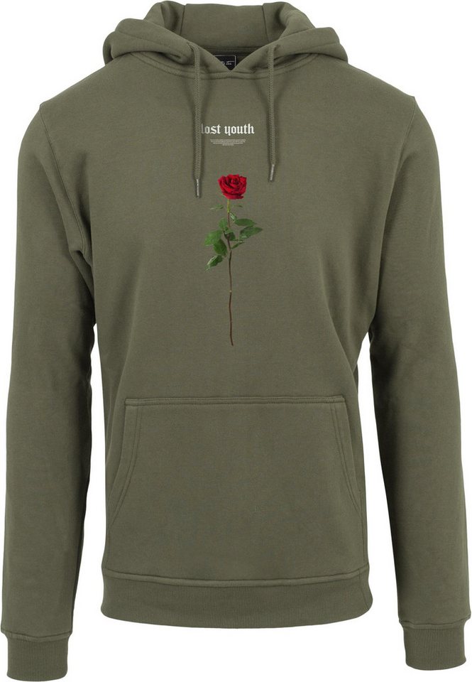 MisterTee Sweater Herren Lost Youth Rose Hoody (1-tlg) von MisterTee