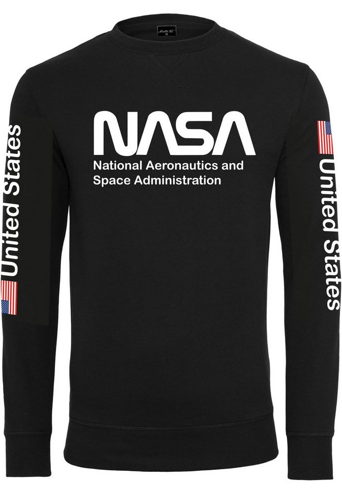 MisterTee Rundhalspullover MisterTee Herren NASA US Crewneck (1-tlg) von MisterTee