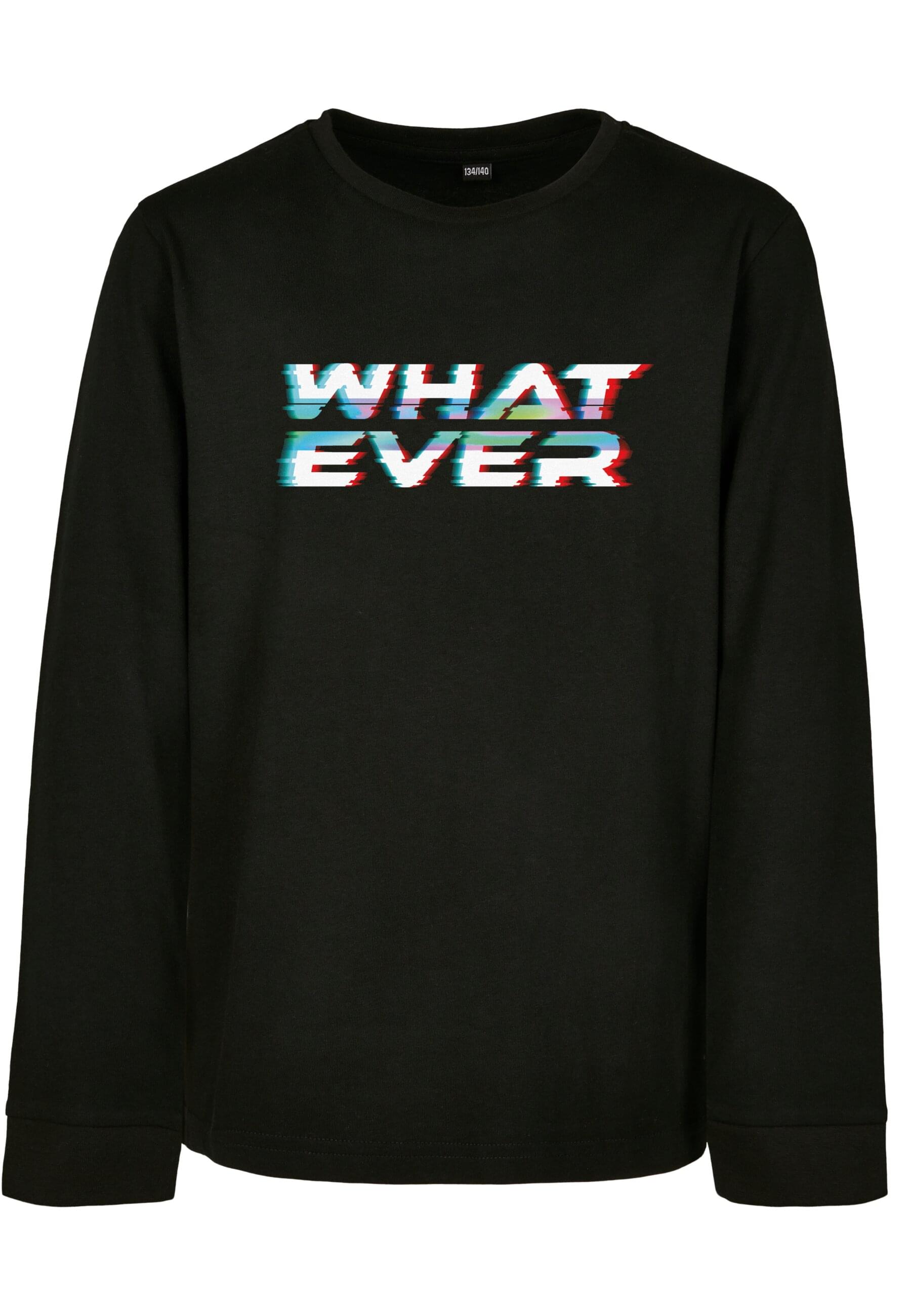 MisterTee Langarmshirt "MisterTee Herren Kids Whatever Longsleeve" 1 Stk. tlg. von Mistertee