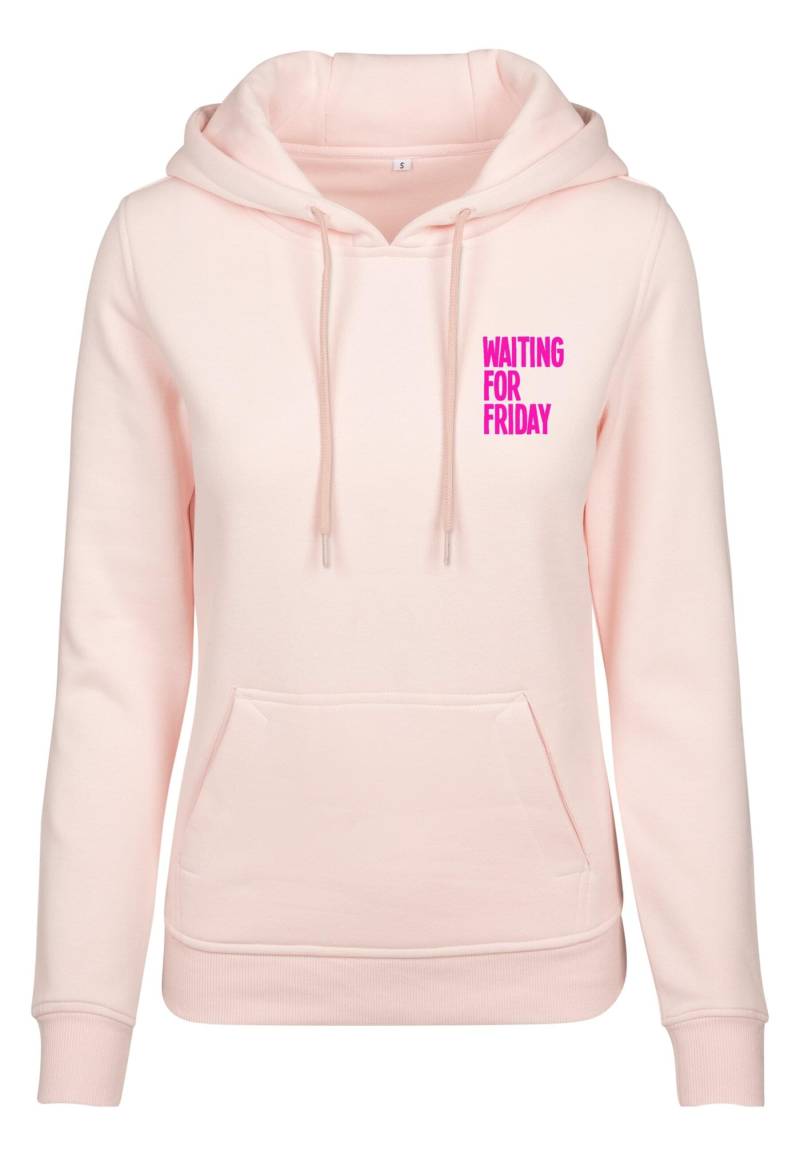 MisterTee Rundhalspullover "MisterTee Damen Ladies Waiting For Friday Hoody" 1 Stk. von Mistertee