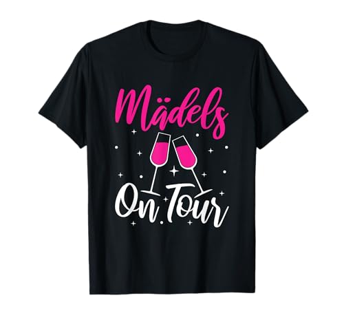 Mädelsabend Girls Trip Mädels On Tour T-Shirt von Mit Den Mädels On Tour