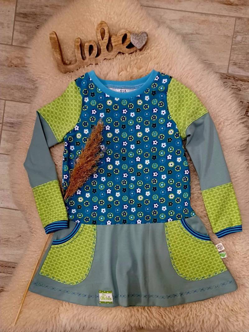 Kleid Langarm, Größe 116 Kleid Langarm, Größe 116 von MitHerzblutVonJana