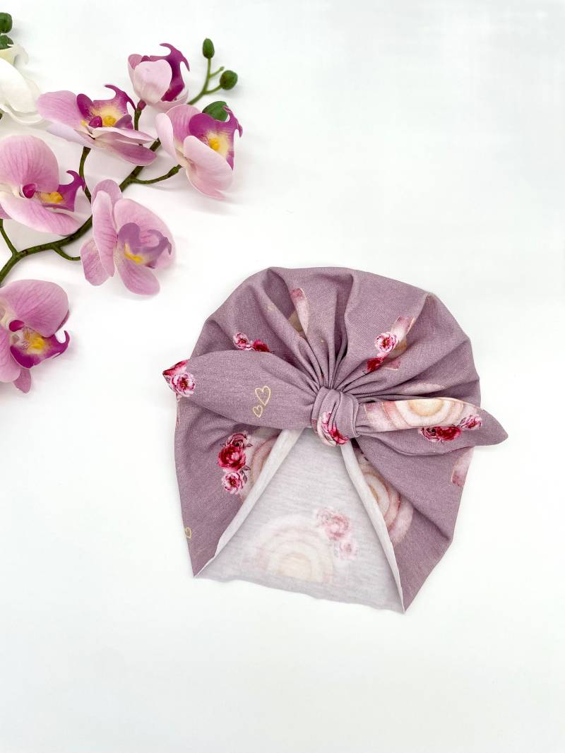 Baby Turbanmütze | Mütze Für Babys Mädchen Mode Geburtsgeschenk Kleidung von MitLiebezumFaden