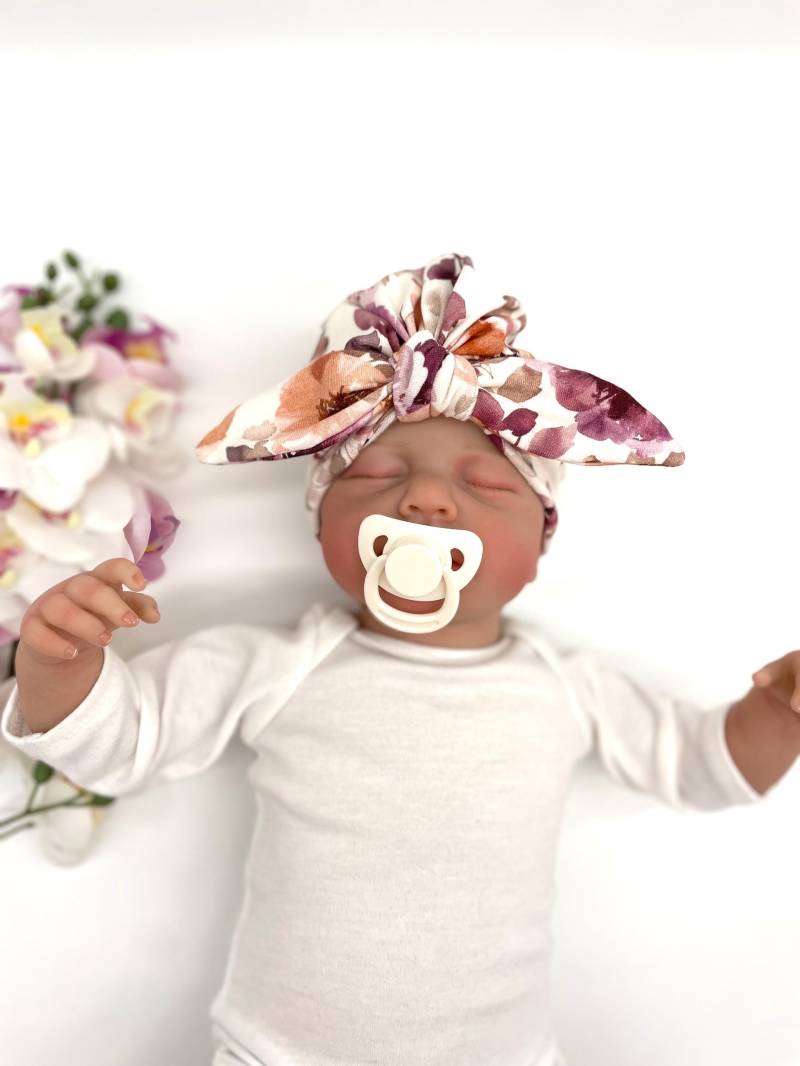 Baby Turbanmütze | Mütze Für Babys Mädchen Mode Geburtsgeschenk Kleidung von MitLiebezumFaden