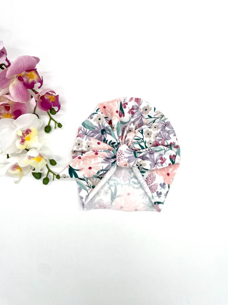 Baby Turbanmütze | Mütze Turban Mädchen Accessoires Geschenke Zur Geburt von MitLiebezumFaden