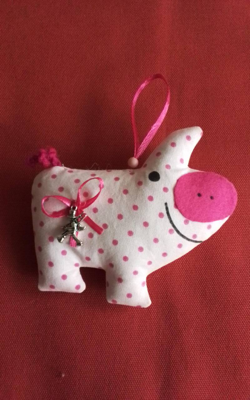 Glücksbringer Schweinchen Schornsteinfeger von MitNadelundFadeLaden