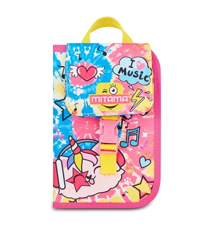 Mitama Schulmäppchen mit 4 Reißverschlüssen, Fuchsia, Stiftehalter mit Dreifachfach, komplett mit Stiften, Bleistiften, Farben, Zubehör Rucksack, Grundschule, Mädchen, Fuchsia, Modern Mitama Schulmäppchen mit 4 Reißverschlüssen, Fuchsia, Stiftehalter mit Dreifachfach, komplett mit Stiften, Bleistiften, Farben, Zubehör Rucksack, Grundschule, Mädchen, Fuchsia, Modern von Mitama