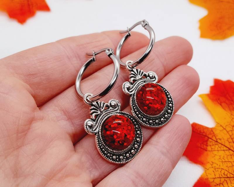 Creolen Ohrringe/Lange Ohrringe /Ausgefallene von MitbringselBoutique