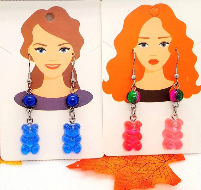 Gummibärchen Ohrringe /Kinderohrringe /Bärchen /Bär von MitbringselBoutique