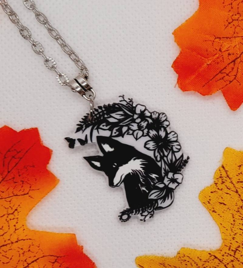 Schöne Halskette Fuchs , Damen Halskette, Kinderhalskette, Mitbringsel von MitbringselBoutique