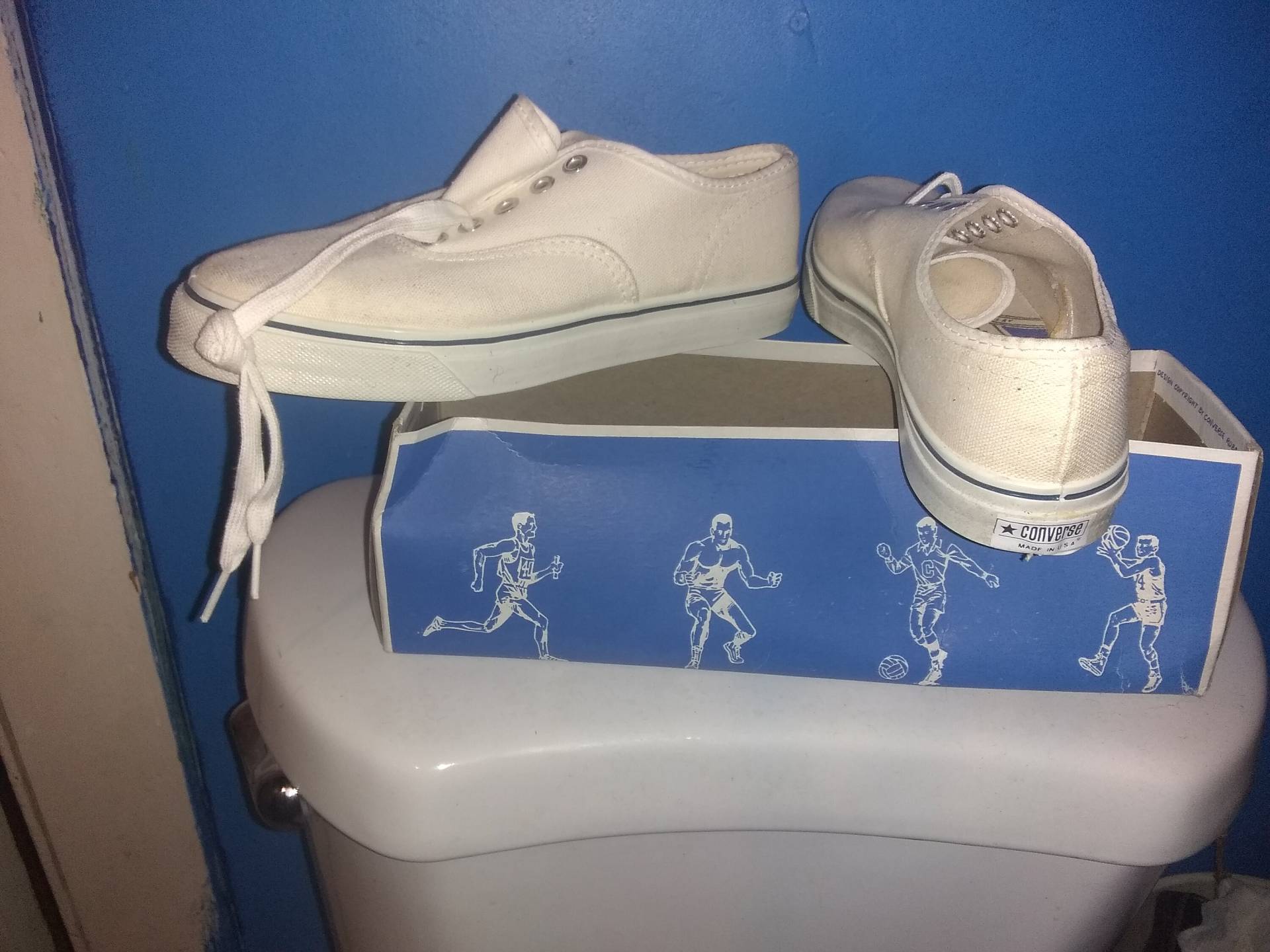 1960 Converse Canvas Vintage Deadstock Damen 5.5 6 6.5 Boot Sneaker Low Top Schuh Haltung Arch Made Usa Tragen T Shirt Jeans Hosenjacke von MitchAmericanvintage