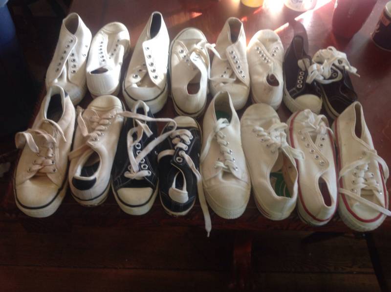 1960Er Jahre Vintage Sneakers Deadstock Canvas Usa Schuhe Low Top Basketball Pick 1 Paar Neue Alte Herren Damen Kinder Nicht Converse Jeans T-Shirt von MitchAmericanvintage