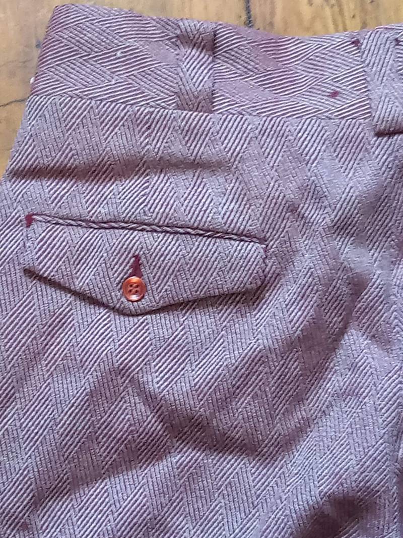 Berle Diamant Herringbone 31x36 1970 Wollmischung Kleid Hose Freizeithose Ausgestellte Schlaghose Neue Alte Männer Vintage Schuhe Turnschuhe von MitchAmericanvintage