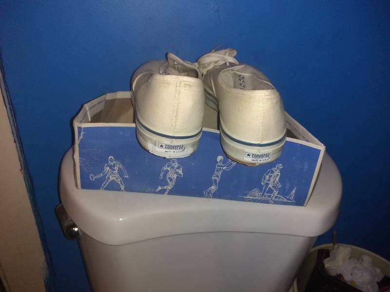 Converse 1960 Canvas Vintage Deadstock Herren Frauen Jungen Boot Sneaker Schuh Low Top Haltung Arch Made Usa Pick Size Wear T-Shirt Jeanshose Jacke von MitchAmericanvintage