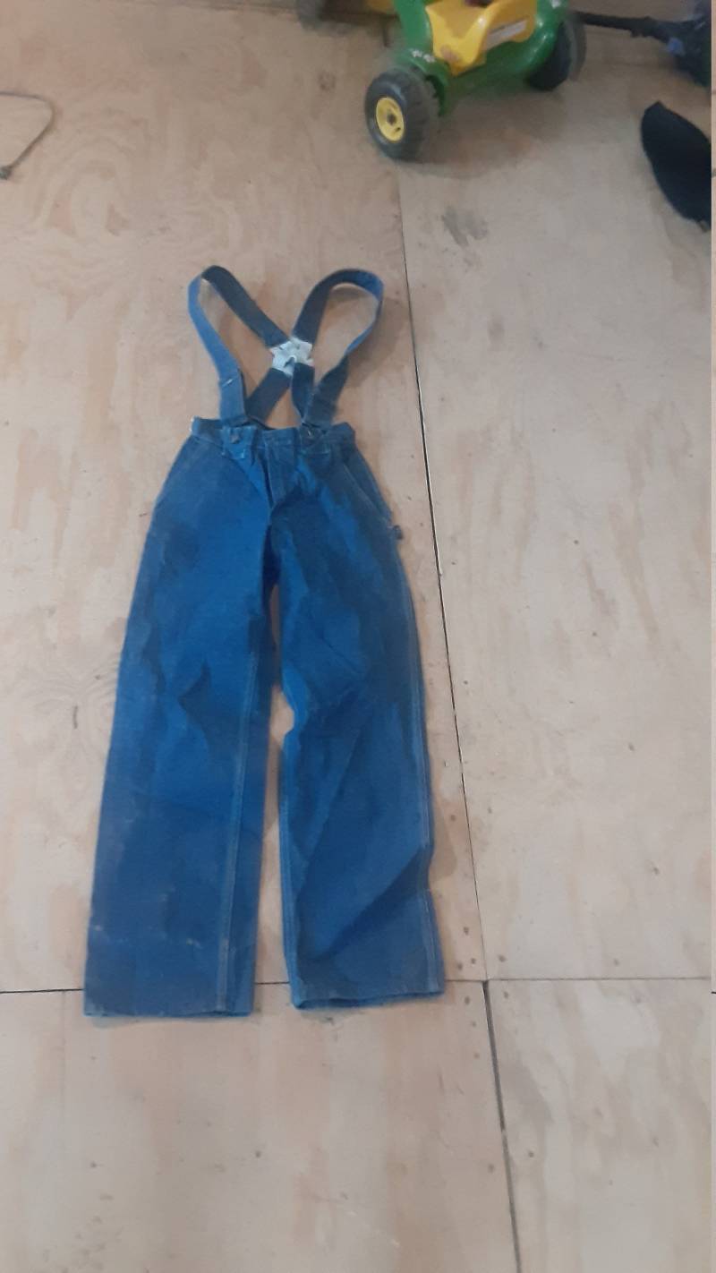 Deadstock Osh Kosh Denim Lätzchen Overall 1970 Straight Leg Nos Jean Herren 25x32 Or 30x32 Usa Hi Rise T Shirt Sneaker Schuh Boot Jacket von MitchAmericanvintage