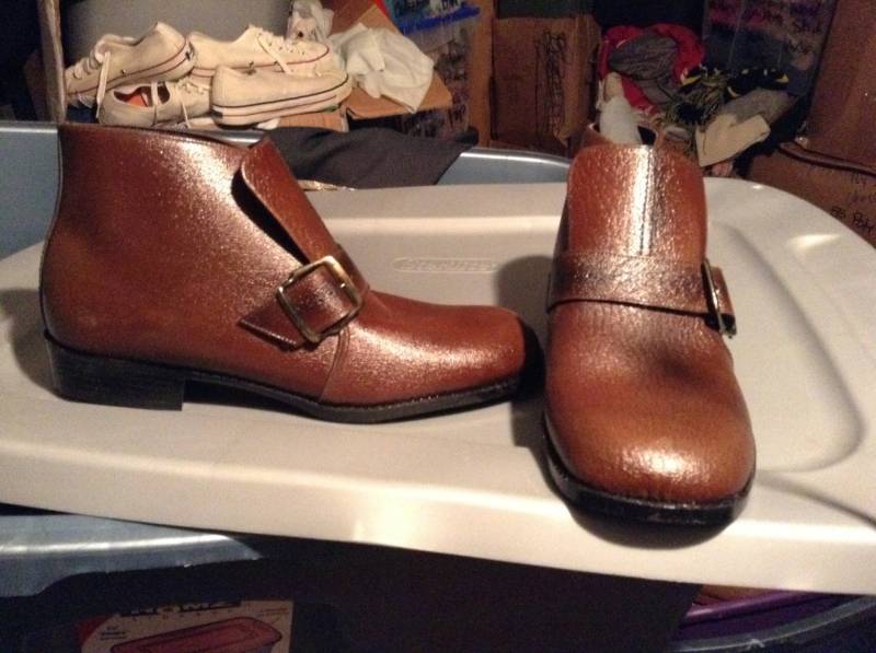 Deadstock Vintage 1960Er Schnalle Stiefel Leder Schuhe Made Usa Pick Size Herren 4 5 5, 5 6 Damen 7 7, 5 8 Deadstock Vintage 1960Er Schnalle Stiefel Leder Schuhe Made Usa Pick Size Herren 4 5 5, 5 6 Damen 7 7, 5 8 von MitchAmericanvintage