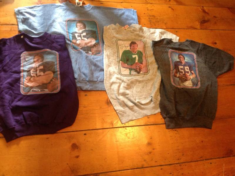 Deadstock Vintage Kurzarm Sweatshirt Herren Fußball Bügeleisen Auf 1970Er 80Er Neue Bills Adler Pick 1 T Shirt Jeans Hose Sneaker Pro von MitchAmericanvintage