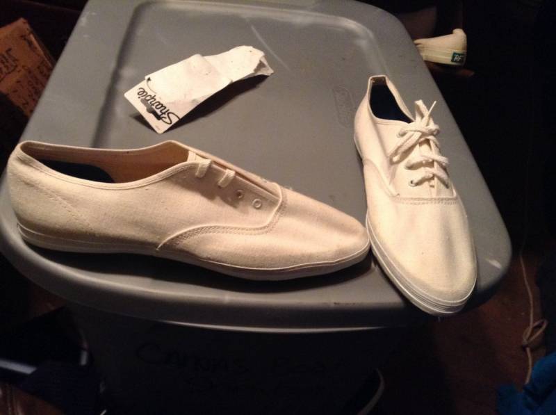 Für Nhan 1950 Deadstock Vintage Rockabilly Canvas Sneakers Holen 1 Herren 4 7 7.5. Schuhe Tred Lite Usa Damen 6 8.5 9 von MitchAmericanvintage