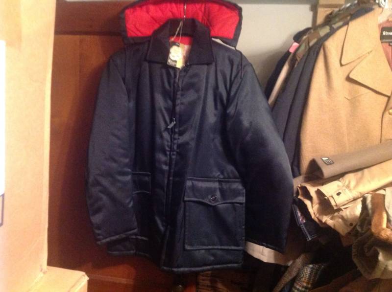 Golden Fleece Nos Kapuzenparka Nylon Vintage Deadstock Herren Mantel Jacke Made Usa Pick 1 38 40 Gefütterte Winteroberbekleidung Neue 1970Er Jahre von MitchAmericanvintage