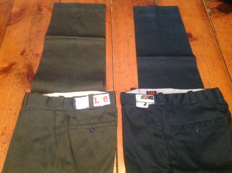 Lee Nos Chetopa Twill Dauerwelle Presse Arbeit Vintage Deadstock Männer Hose Union Hergestellt Usa Peg Bein Slim Fit Nicht Jeans 1960 Neue Alte von MitchAmericanvintage