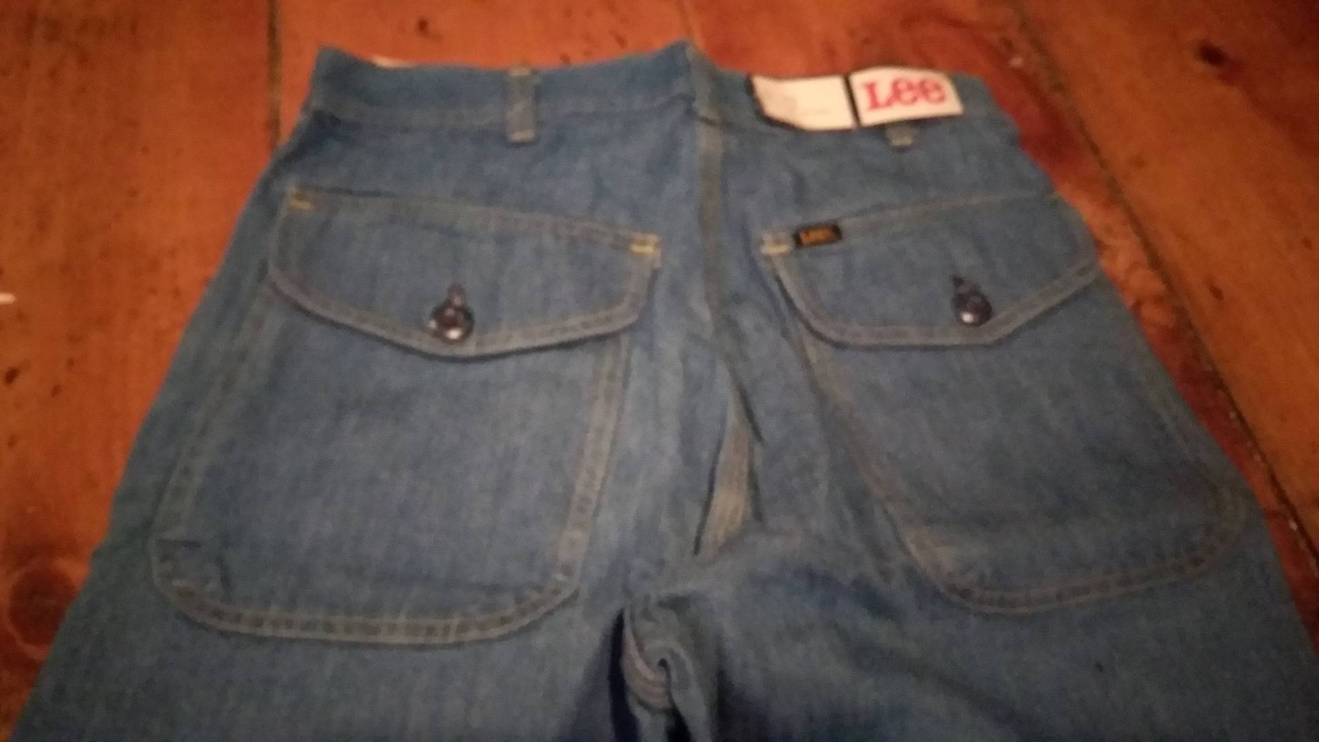 Lee Vintage Bush Denim 1970 Deadstock Hi Rise Männer 31x34 29x36 32x36 33x36 34x34 25x32 26x36 Jeans Usa Hose Nos Baumwolle T-Shirt Sneaker von MitchAmericanvintage