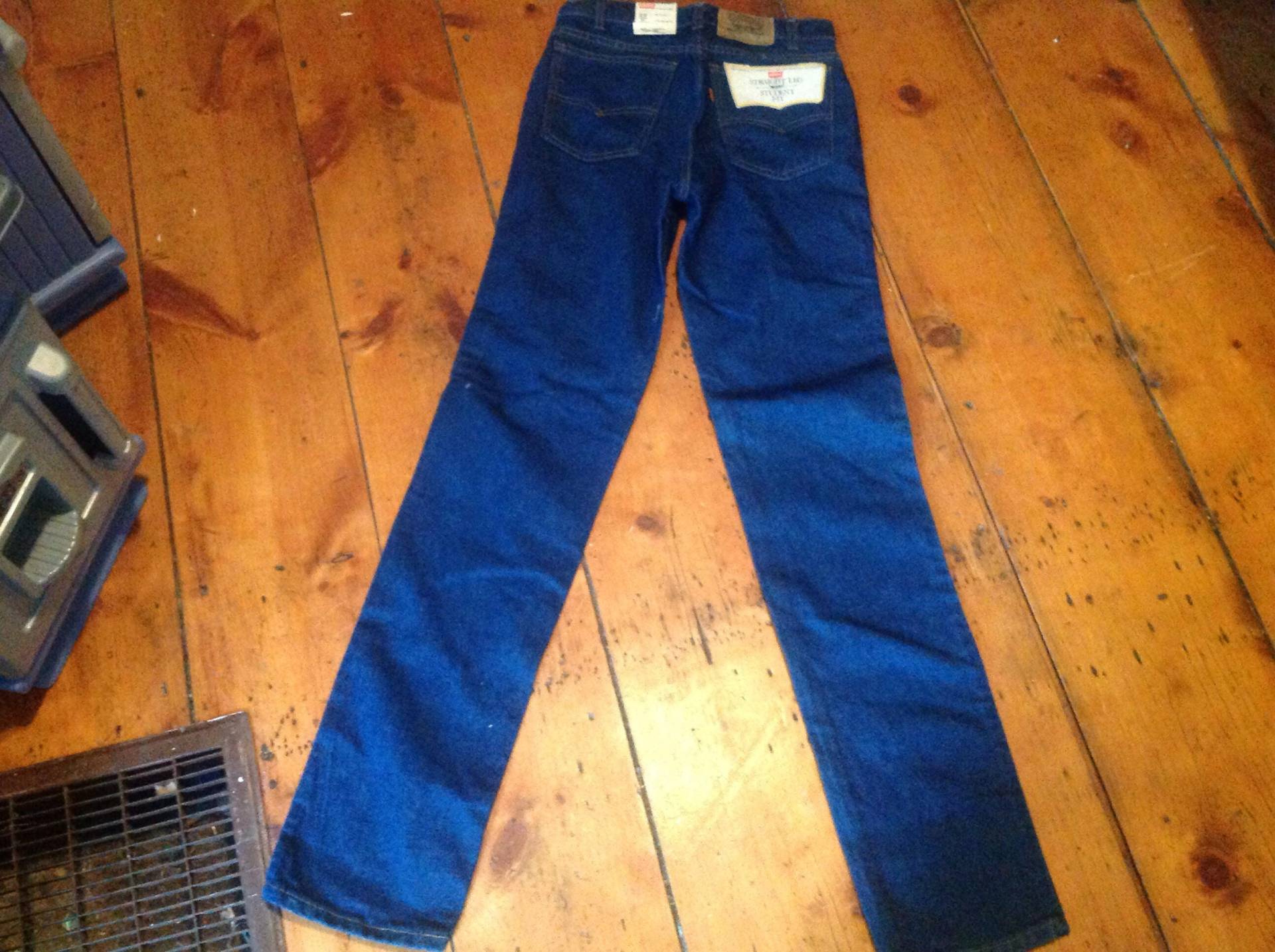 Levi Deadstock Jeans Gerade Bein Vorgewaschene Hose Baumwolle Vintage Neu 705 1980 Made Usa Herren 27x32 28x34 30x34 Shirt Schuhjacke Sneaker von MitchAmericanvintage