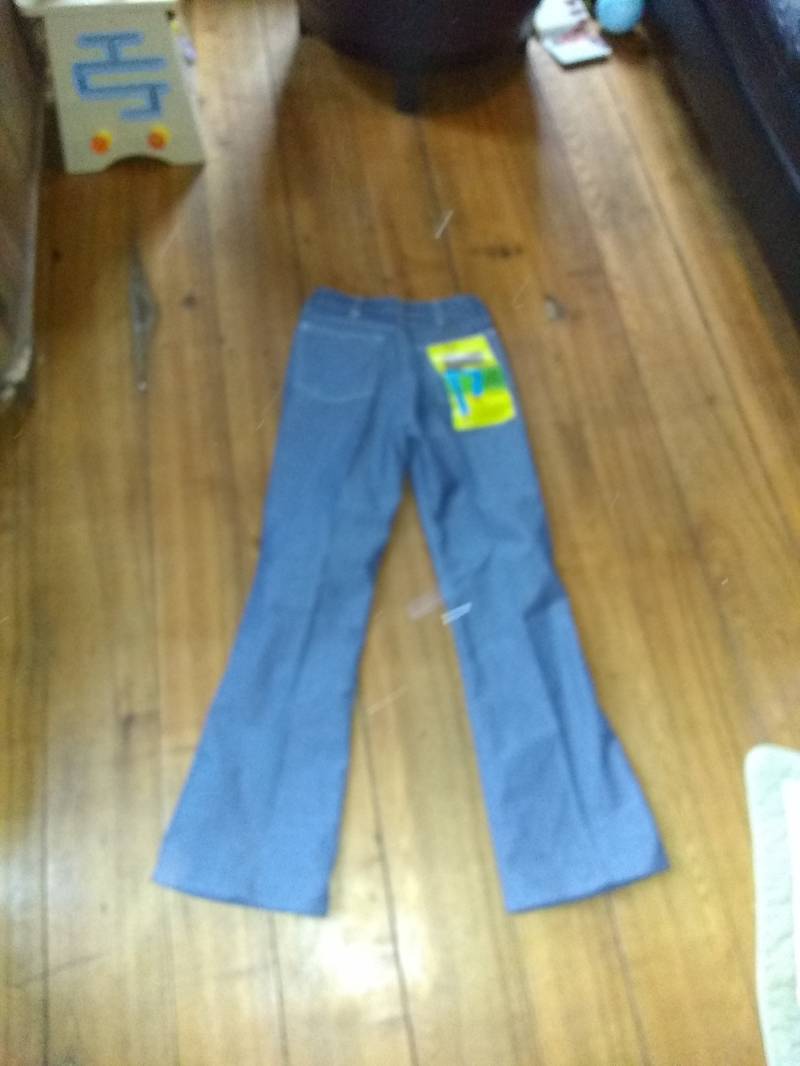 Maverick Vintage Deadstock Jean Herren 28x29 29x32 30x321970 Bellbottom Pant New Old Disco Retro Hi Rise Made Usa Sneaker T Shirt Boot Shoe von MitchAmericanvintage