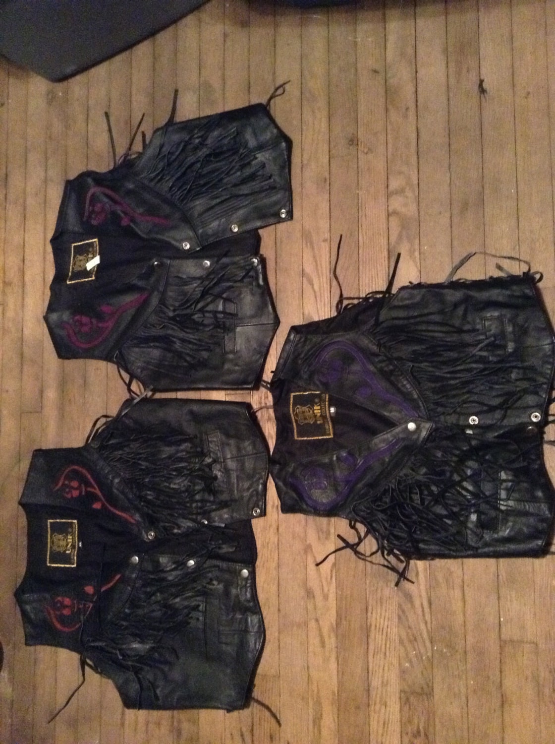 Motorrad Fransenweste Deadstock Vintage Neu Altes Leder Pick 1 Herren Oder Frauen Nicht Jacke Biker von MitchAmericanvintage