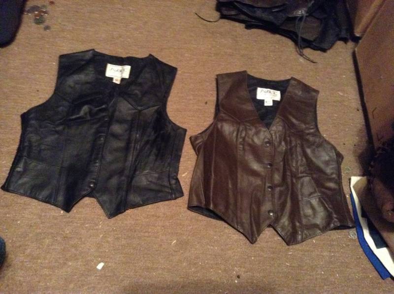 Vintage Damen Motorrad Weste Leder 1970's New Old Made Usa Not Jacket Or Coat Pick 1 Size 12 16 20 Vintage Damen Motorrad Weste Leder 1970's New Old Made Usa Not Jacket Or Coat Pick 1 Size 12 16 20 von MitchAmericanvintage